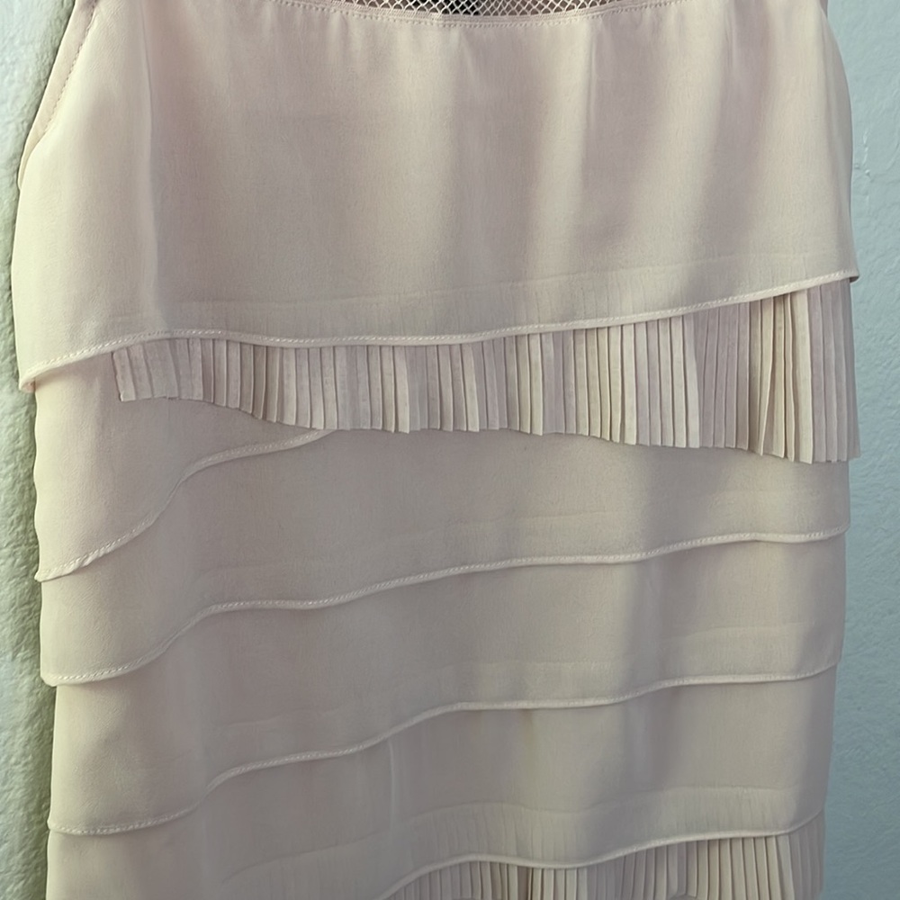 Tiered Pink Express Sleeveless Top - Picture 2 of 5